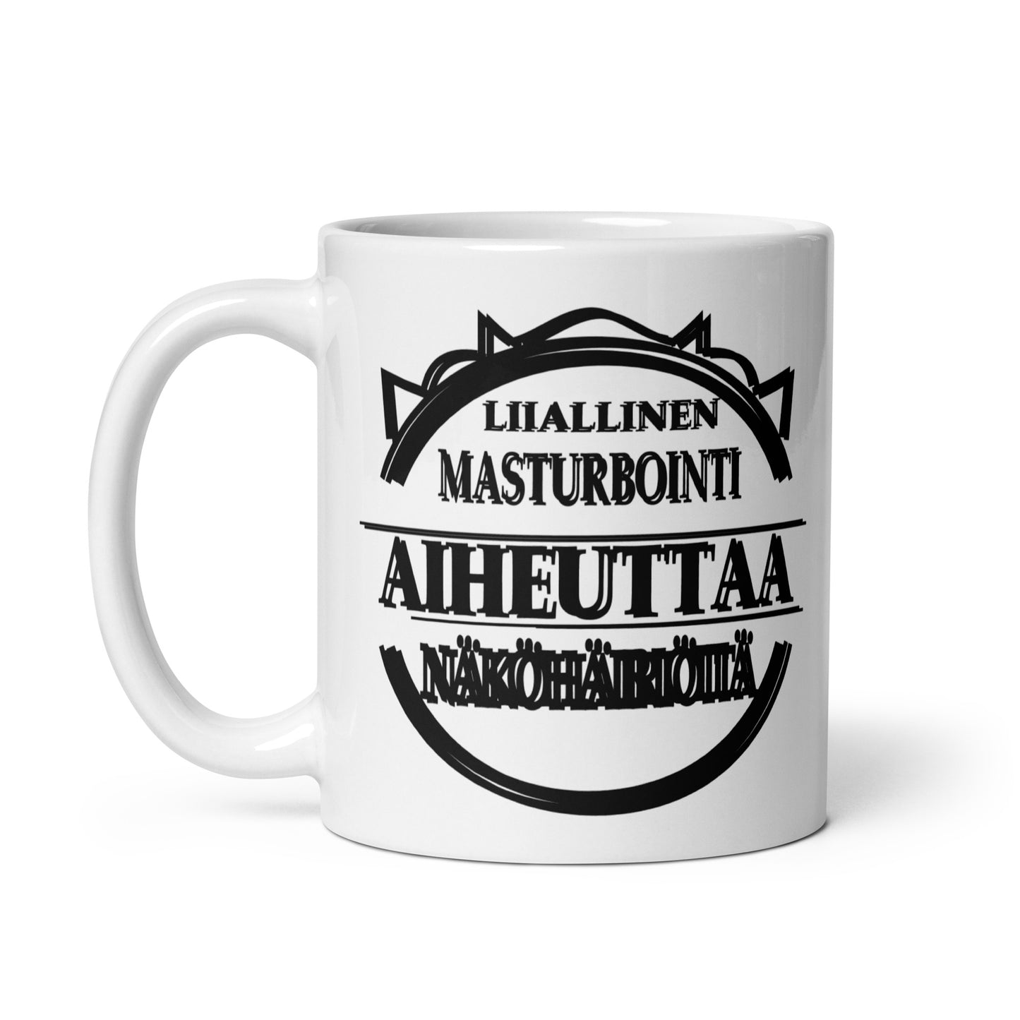 White glossy mug liiallinen masturbointi aiheuttaa näköhäiriöitä